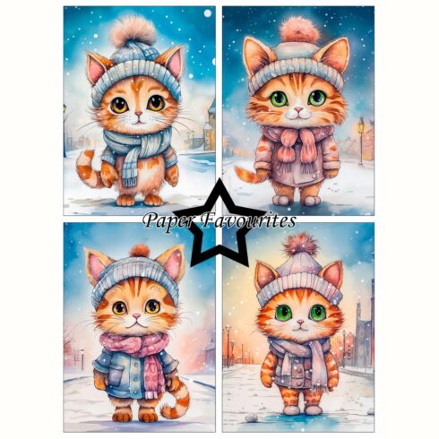 Paper Favourites Cozy Winter Friends paperilajitelma A6 1