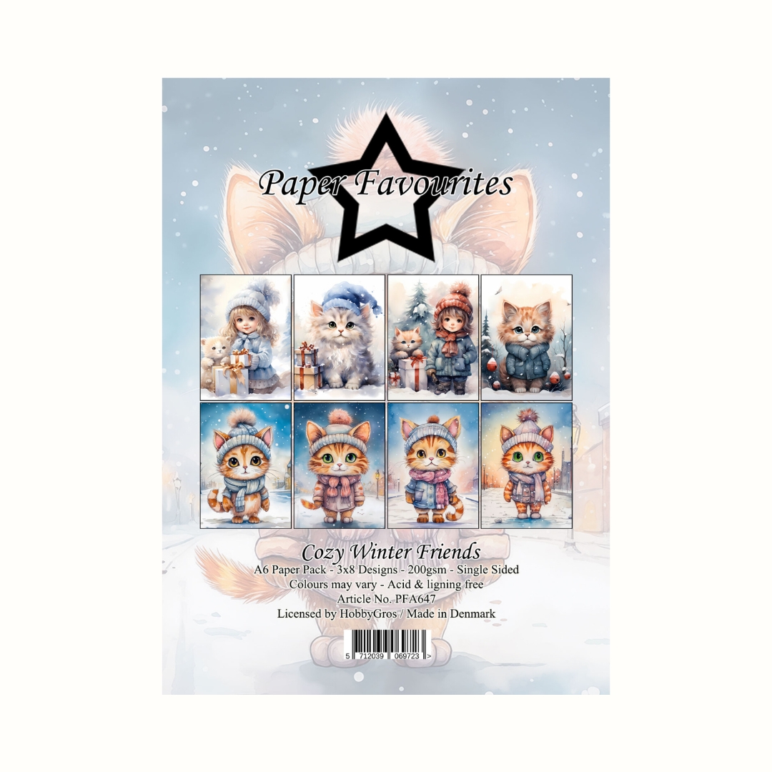 Paper Favourites Cozy Winter Friends paperilajitelma A6