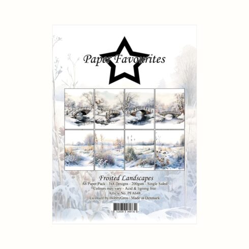 Paper Favourites Frosted Landscapes paperilajitelma A6