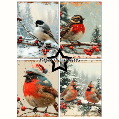 Paper Favourites Silver Winter paperilajitelma A6 1