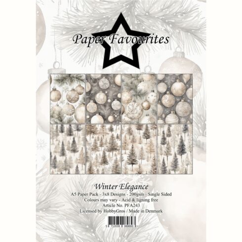 Paper Favourites Winter Elegance paperilajitelma A5