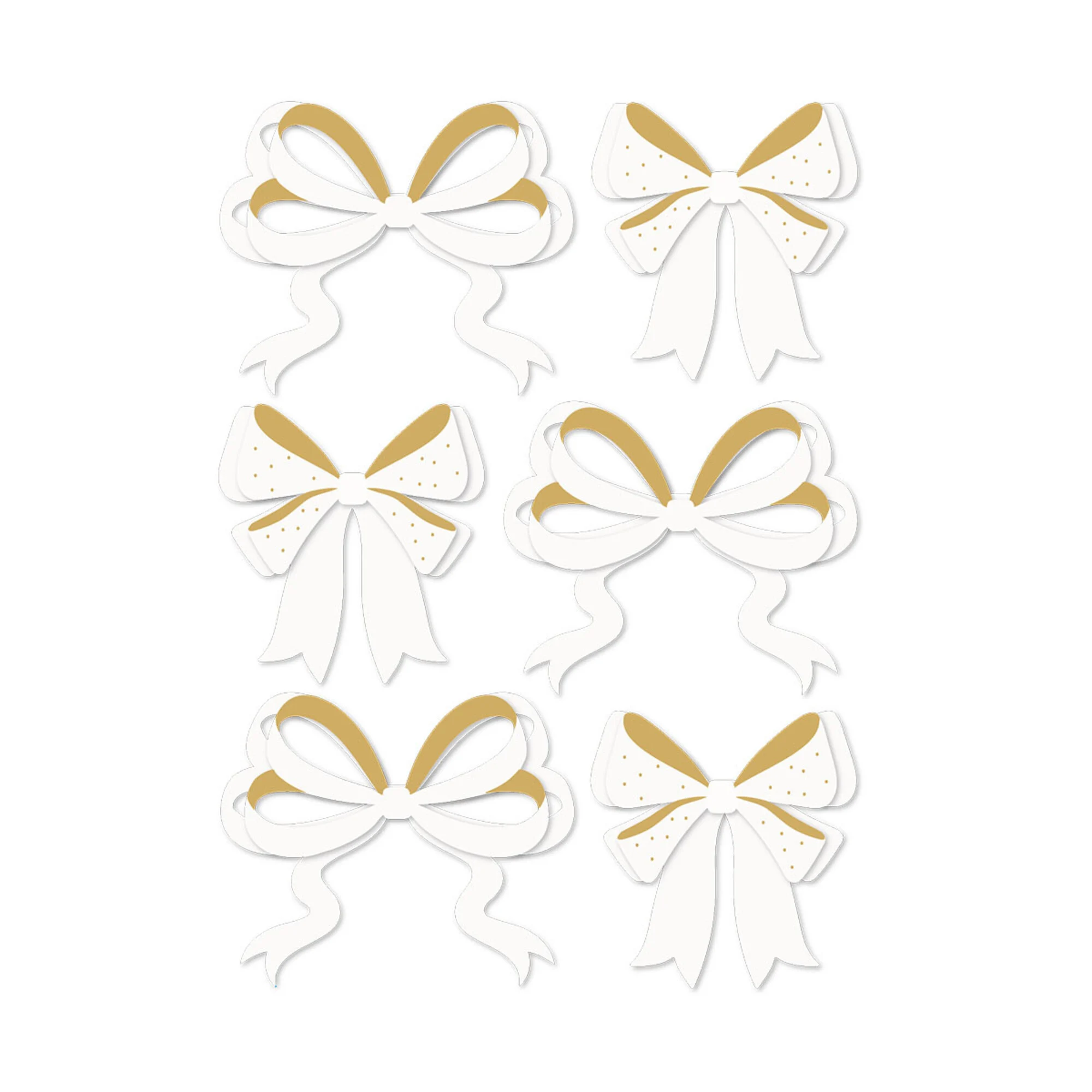 Rosie's Studio Dimensional Stickers Sleigh Bells Ring Bows 3D-tarra (6kpl)