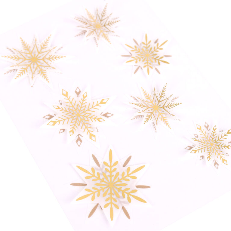 Rosie's Studio Sleigh Bells Ring – Dimensional Acetate Stickers Stars 3D-tarrat - Image 2