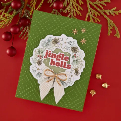 Rosies Studio – Cardstock Diecut Ephemera Sleigh Bells Ring leikekuvat 128kpl