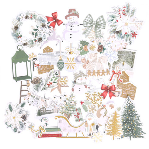 Rosies Studio – Cardstock Diecut Ephemera Sleigh Bells Ring leikekuvat