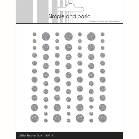 Simple and Basic Glitter Enamel Dots Concrete 3D-tarra