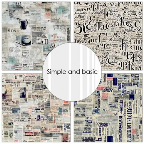 Simple and Basic Newspaper paperilajitelma 1
