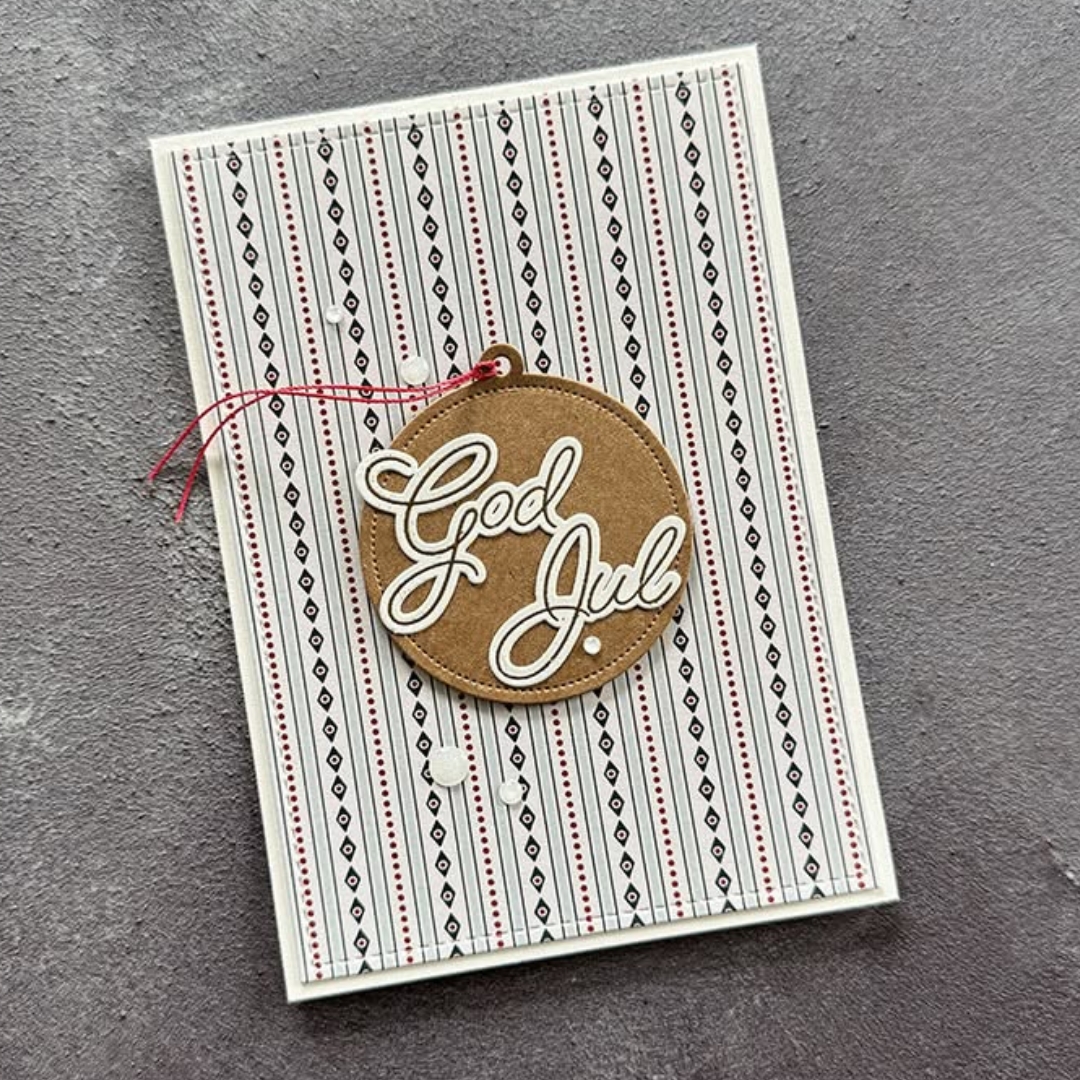 Simple and Basic stanssi ja leimasin – GOD JUL - Image 2
