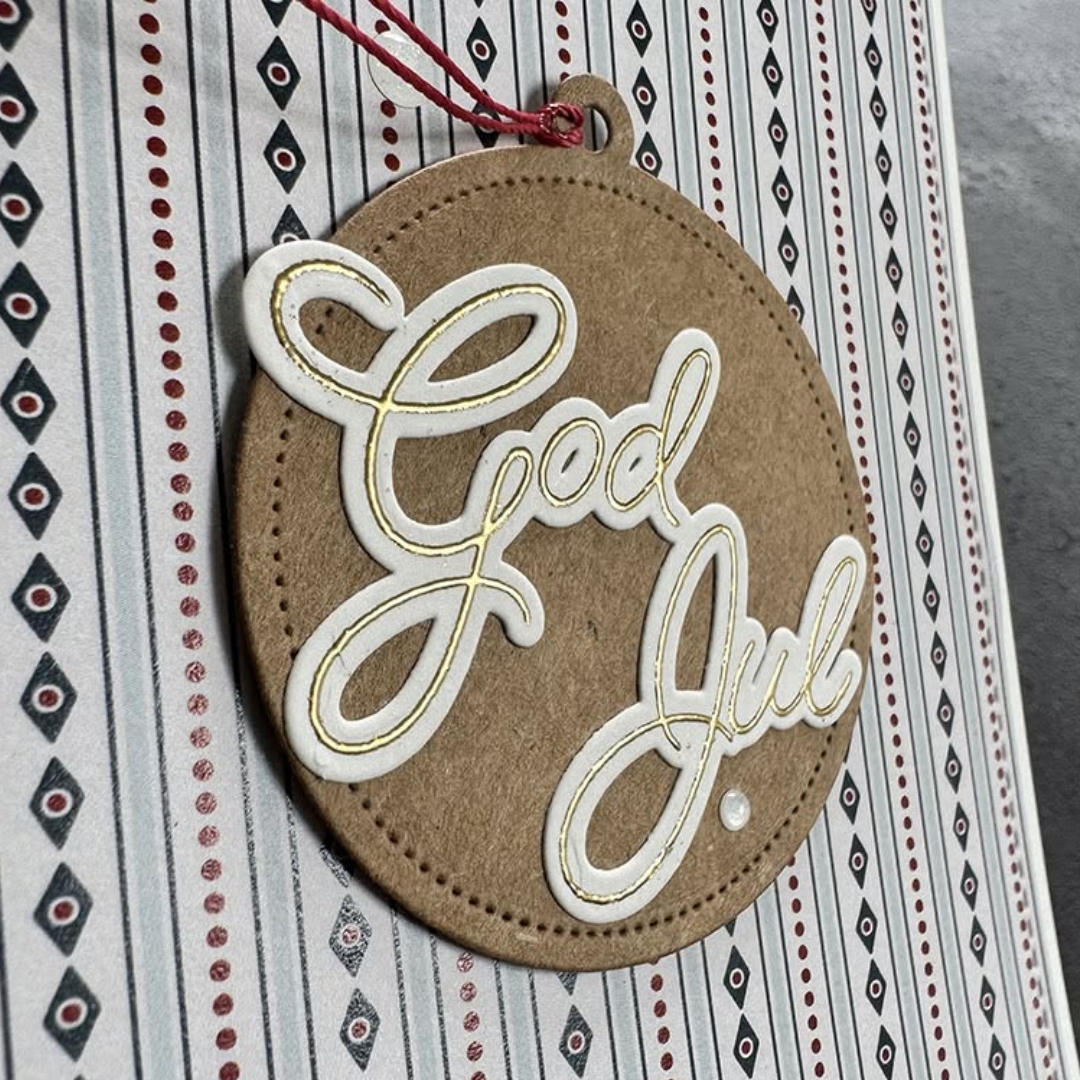 Simple and Basic stanssi ja leimasin – GOD JUL - Image 3