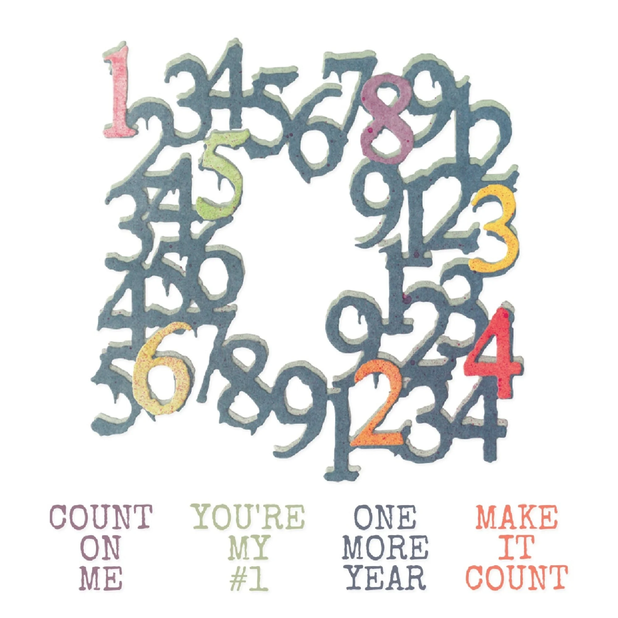 Sizzix Seth Apter Stamps w/ Thinlits leimasin ja stanssi – RECOUNT - Image 3