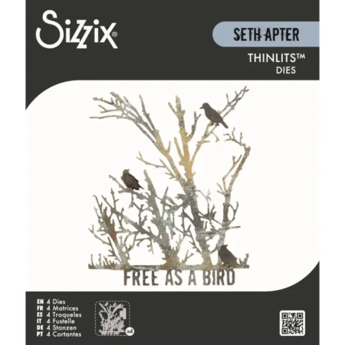 Sizzix Seth Apter Thinlits stanssi FREE BIRD
