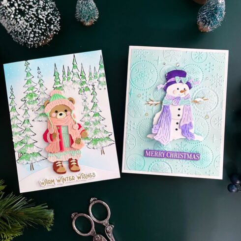 Spellbinders Christmas Blush stanssi 2