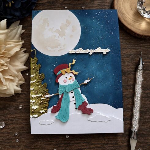 Spellbinders Christmas Blush stanssi 3