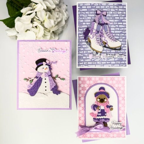 Spellbinders Christmas Blush stanssi 4
