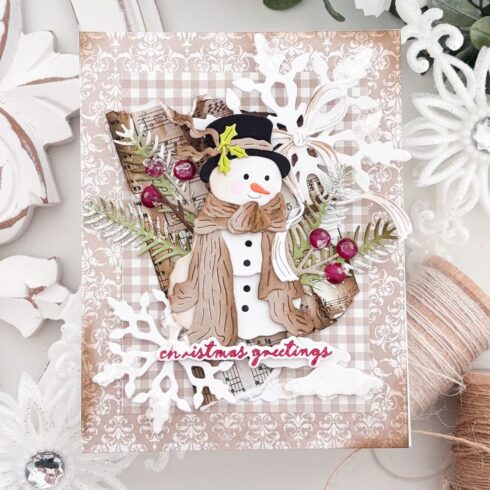 Spellbinders Christmas Blush stanssi 6