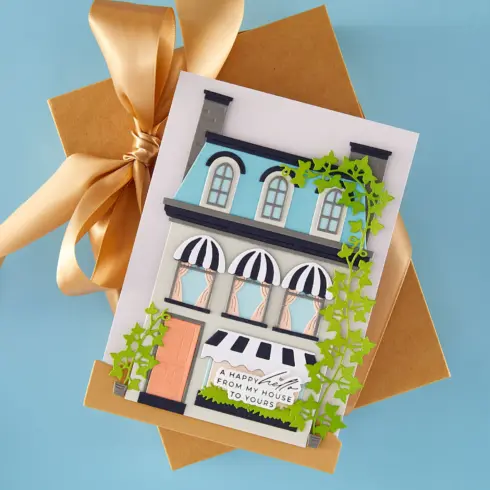Spellbinders Christmas City Holiday MANSARD ROOF 4