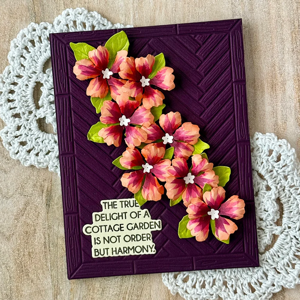 Spellbinders stanssi – The Cottage Garden VINCA - Image 4
