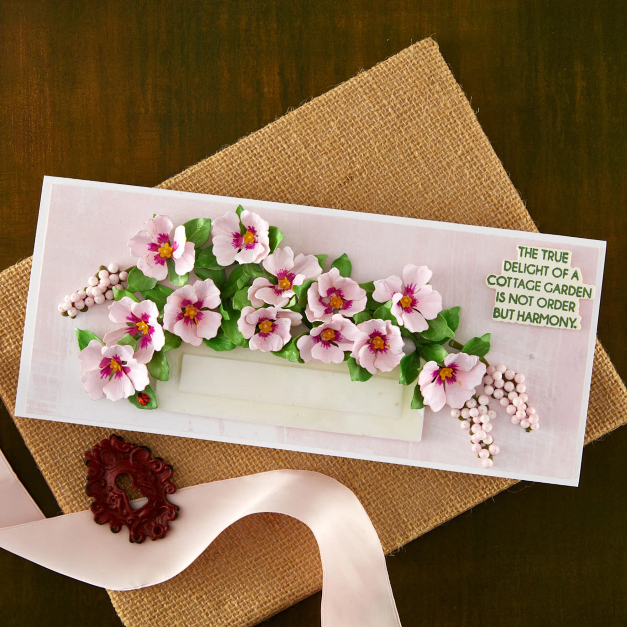 Spellbinders stanssi – The Cottage Garden VINCA - Image 2