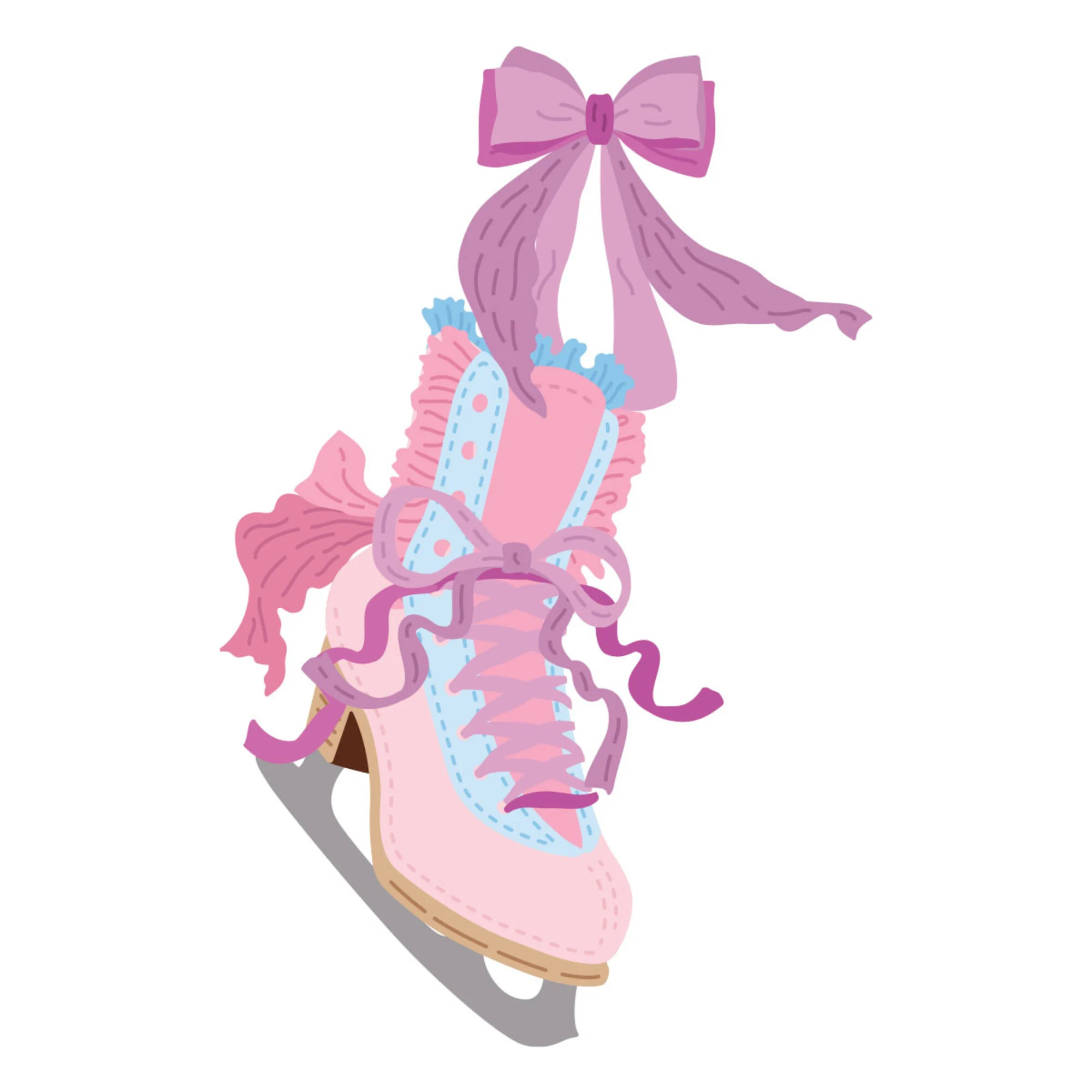 Spellbinders stanssi – Christmas Blush FROSTY SKATES - Bild 3