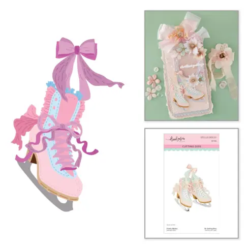 Spellbinders stanssi Christmas Blush FROSTY SKATES1