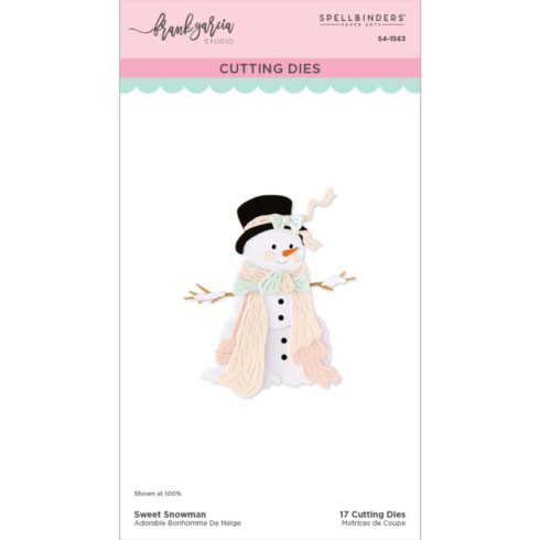 Spellbinders stanssi Christmas Blush SWEET SNOWMAN