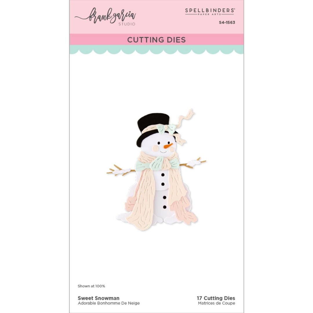 Spellbinders stanssi Christmas Blush SWEET SNOWMAN