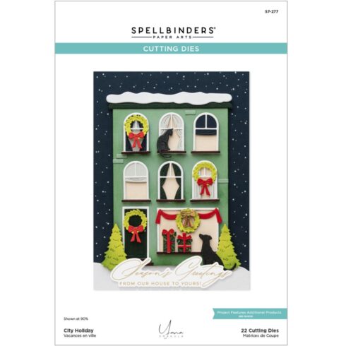 Spellbinders stanssi Christmas City Holiday CITY HOLIDAY