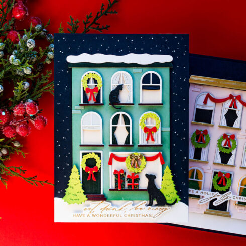 Spellbinders stanssi Christmas City Holiday01