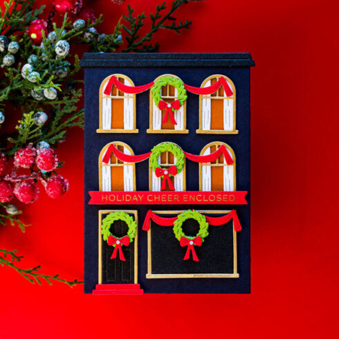Spellbinders stanssi Christmas City Holiday02