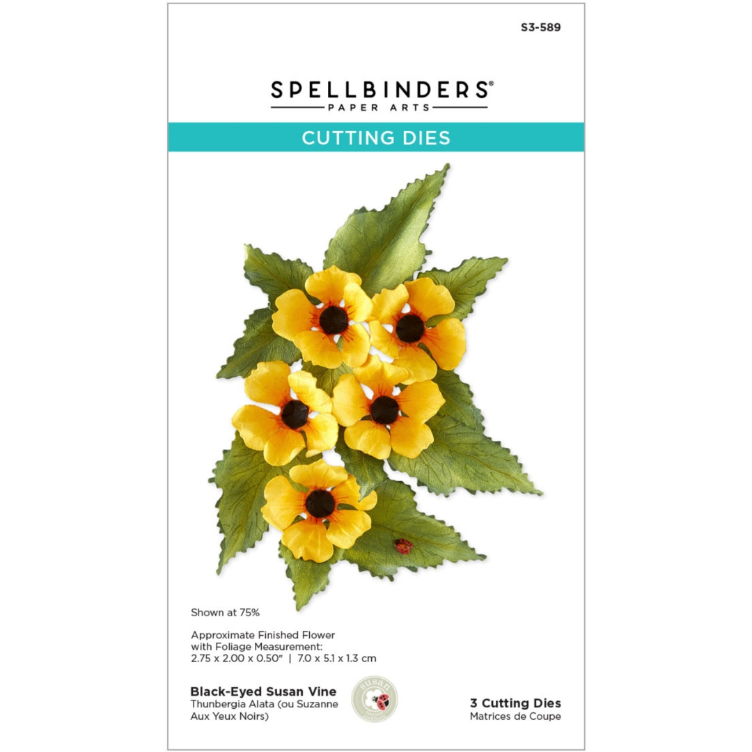 Spellbinders stanssi The Cottage Garden BLACK EYED-SUSAN VINE
