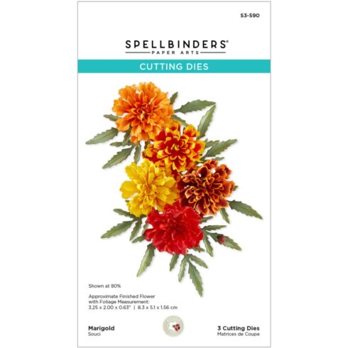 Spellbinders stanssi The Cottage Garden MARIGOLD