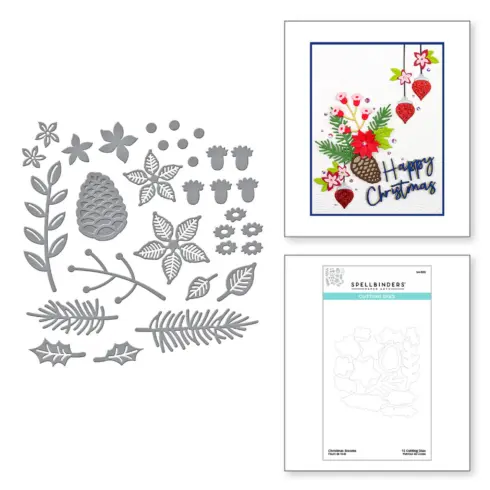 Spellbinders stanssi – CHRISTMAS BLOOMS 1
