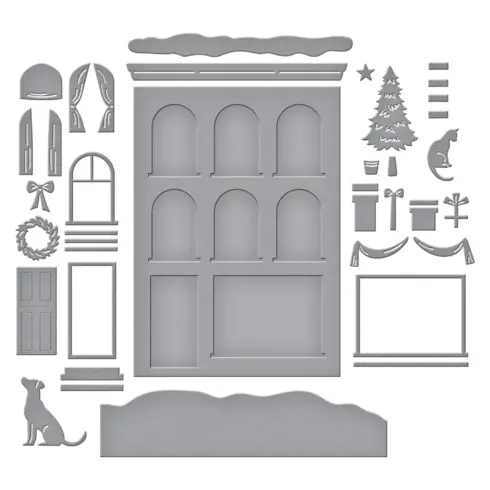 Spellbinders stanssi – Christmas City Holiday CITY HOLIDAY1