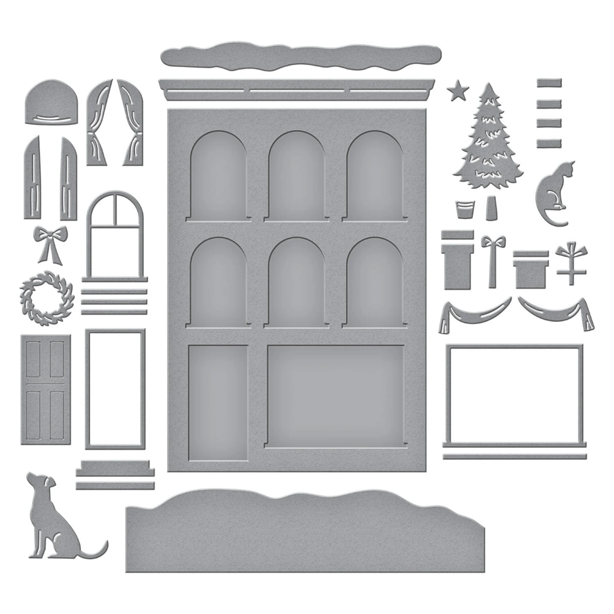 Spellbinders stanssi – Christmas City Holiday CITY HOLIDAY - Image 7