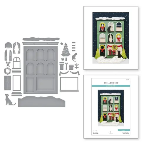 Spellbinders stanssi – Christmas City Holiday CITY HOLIDAY2