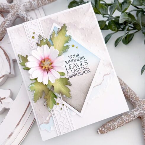 Spellbinders stanssi – The Cottage Garden BUTTON AND DAISY CHRYSANTHEMUM 3