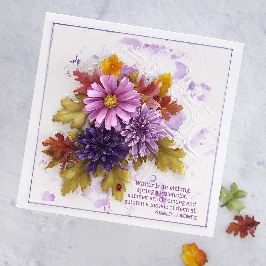 Spellbinders stanssi – The Cottage Garden BUTTON AND DAISY CHRYSANTHEMUM - Image 2