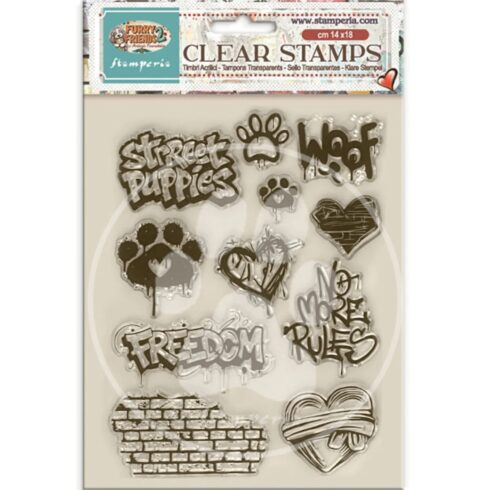 Stamperia Clear Stamps Furry Friends 2 leimasinsetti