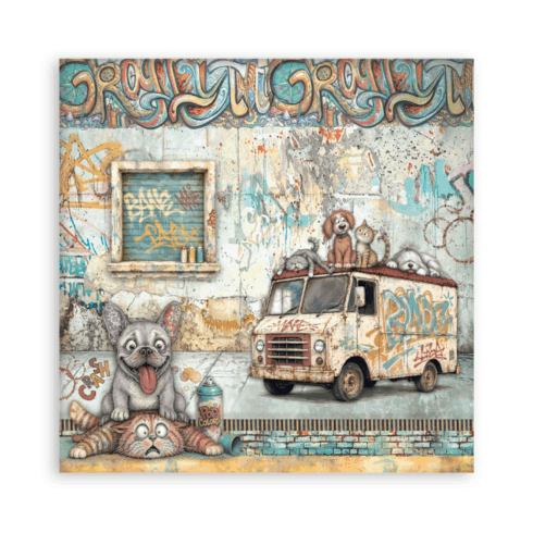 Stamperia Furry Friends 2 Maxi paperilajitelma 2