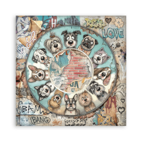 Stamperia Furry Friends 2 Maxi paperilajitelma 3