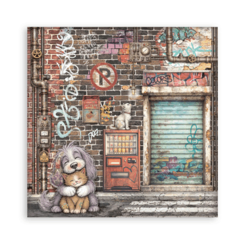 Stamperia Furry Friends 2 Maxi paperilajitelma 6