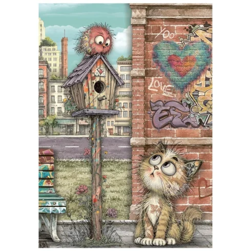Stamperia Furry Friends 2 Mini Rice Paper riisipaperi 2