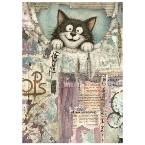 Stamperia Furry Friends 2 Mini Rice Paper riisipaperi 5