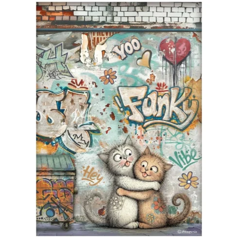 Stamperia Furry Friends 2 Selection Rice Paper riisipaperi 5