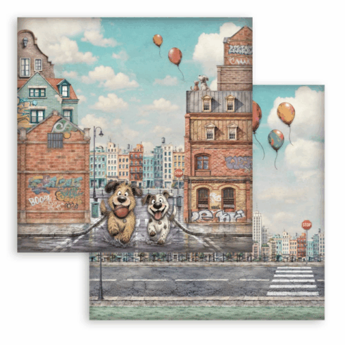 Stamperia Furry Friends 2 paperilajitelma 2
