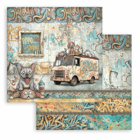 Stamperia Furry Friends 2 paperilajitelma 5