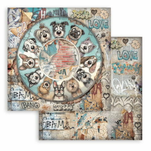 Stamperia Furry Friends 2 paperilajitelma 8