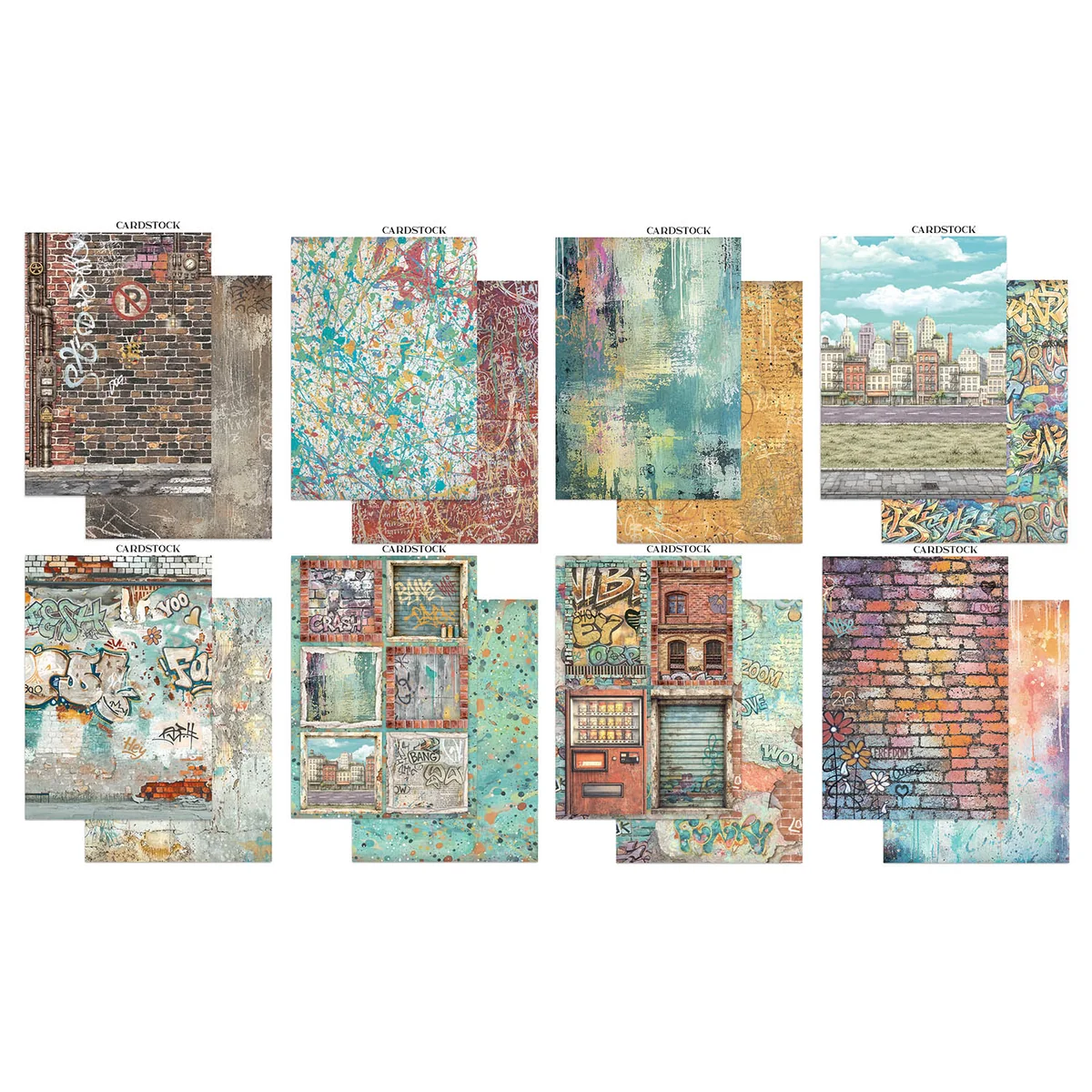 Stamperia – Furry Friends 2 Junk Journal Stickers, Backgrounds, Cut-Outs lehtiö (16 kpl) A4 - Image 2