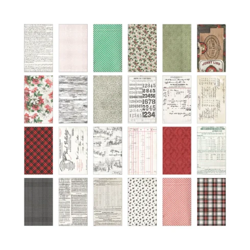 Tim Holtz Idea ology Christmas Backdrops paperilajitelma
