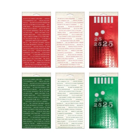 Tim Holtz Idea-ology Christmas Sticker Book Classic tarrakirja (356 kpl)